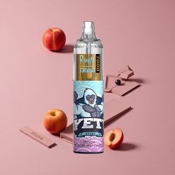 RandM Fumot Tornado 7000 Puffs Bonbon Pêche Myrtille 14 ML E-liquide Air-Adjustable