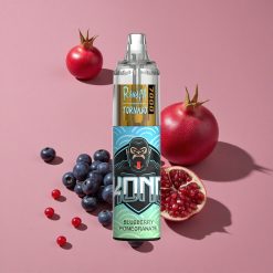 RandM Fumot Tornado 7000 Puffs Myrtille Grenade Batterie 850 MAH Type-C Port