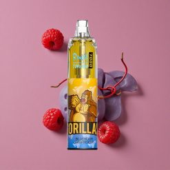 RandM Fumot Tornado 7000 Puffs Vape Jetable Bluesour Framboise avec 14 ML E-liquide et Air-Adjustable