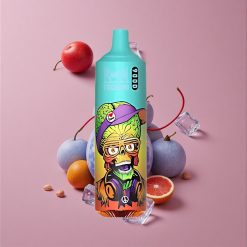 RandM Fumot Tornado 9000 Puffs Bluelicious Glace Affichage RGB Élégant et Bobine Mesh