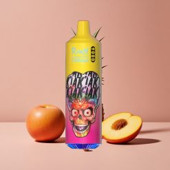 RandM Fumot Tornado 9000 Puffs Pêche Mangue Ananas avec Affichage RGB et Bobine Mesh