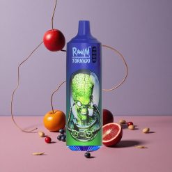 RandM Fumot Tornado 9000 Puffs Vape Jetable Monsieur Bleu - 54 Saveurs, Batterie 850 mAh Rechargeable