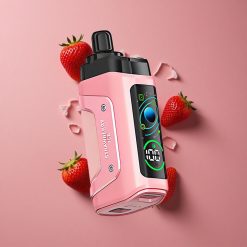 Razz Bar 45000 Puffs Fraise Menthe Vape Jetable avec Bobine Mesh 1.0 Ohm et Flux d'Air Réglable