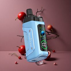 Razz Bar 45000 Puffs Glace Dragon Noir et Framboise avec Bobine Mesh 1.0 Ohm et Flux d'Air Réglable