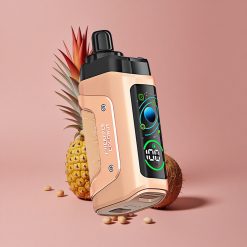 Razz Bar 45000 Puffs Vape Jetable Ananas Noix de Coco Bobine Mesh 1.0 Ohm Flux d'Air Réglable