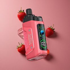Razz Bar 45000 Puffs Vape Jetable Fraise Cerise Glace avec Bobine Mesh 1.0 Ohm et Batterie 650 Mah