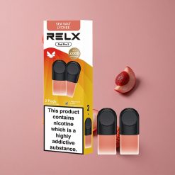 RELX Pod Pro 2 600 bouffées Lychee Sel Marin Nicotine:1,8% Capacité:1,9ml