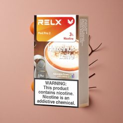 RELX Pod Pro 2 600 bouffées Noisette Latte 1,9ml 3% Nicotine