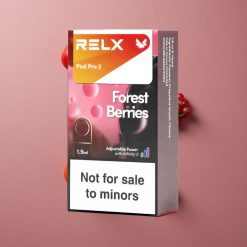 RELX Pod Pro 2 600 Puffs Baies des Bois Capacité : 1,9ml Réglage de tension : Mode Eco (5,5W), Mode Smooth (6,5W), Mode Boost (9W)