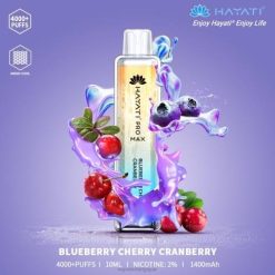Vape En Gros J2D8151 | Hayati Pro Max myrtille cerise canneberge 4000