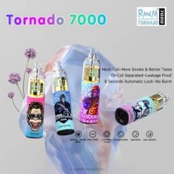 Vape En Gros J2D81 | RandM Tornado jetable 7000 5%