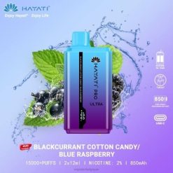 Vape En Gros J2D8221 | Hayati Pro Ultra barbe à papa cassis/framboise bleue