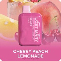 Vape En Gros J2D8511 | LOST MARY OS5000 limonade cerise-pêche 0 mg/ml