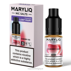 Vape Grossiste J2D8443 | LOST MARY MARYLIQ glace aux cerises sels de nicotine - 10 ml - 20 mg