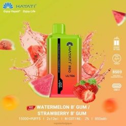 Vapoter Belgique J2D8232 | Hayati Pro Ultra bubblegum pastèque / bubblegum fraise