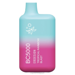 Vapoter Belgique J2D8312 | ELFBAR BC5000 explosion d'arc-en-ciel tropical