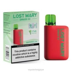 Vapoter Belgique J2D8482 | LOST MARY DM600 X2 pastèque